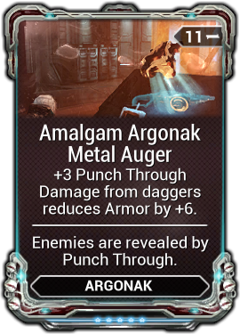 Amalgam Argonak Metal Auger