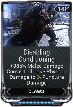 Disabling Conditioning