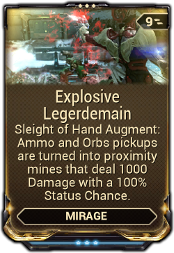 Explosive Legerdemain