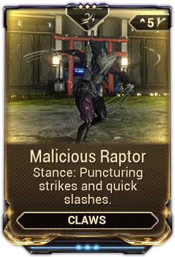 Malicious Raptor