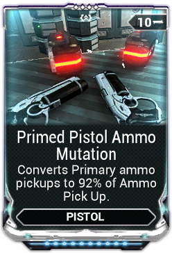 Primed Pistol Ammo Mutation