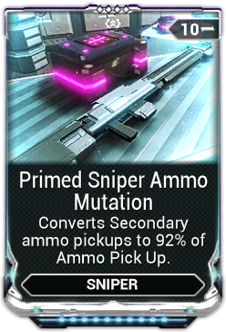 Primed Sniper Ammo Mutation